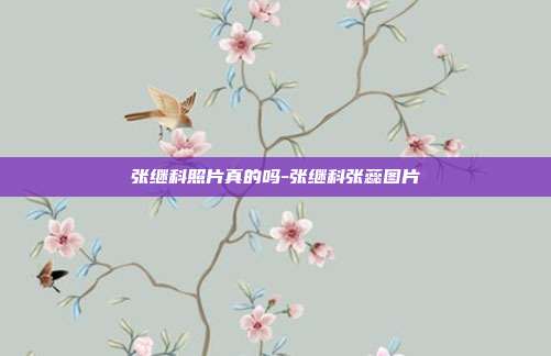 张继科照片真的吗-张继科张蕊图片