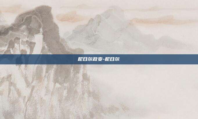尼日尔政变-尼日尔